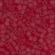 Cubes Miyuki 3mm SB3-141F - Transparent Ruby Mat x10g