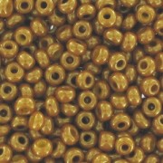 Preciosa Seed beads 9/0 2.5 mm - Opaque Yellow Rose Luster x20g|raw }}