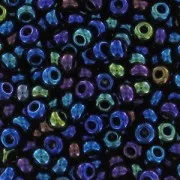 Preciosa Seed beads 9/0 2.5 mm - Jet AB x20g