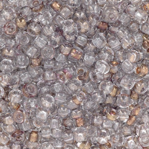 Preciosa Seed beads 9/0 2.5 mm - Cinnamon Gold Luster Mat x20g
