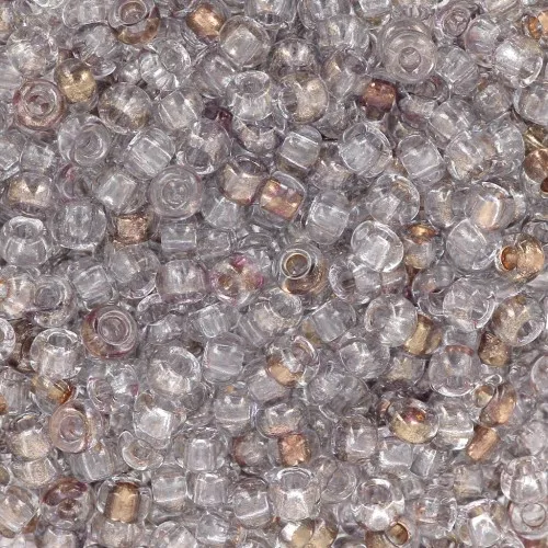 Preciosa Seed beads 9/0 2.5 mm - Cinnamon Gold Luster Mat x20g