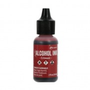 Adirondack Transparent Ink with Alcohol by Tim Holtz 14 ml Crimson x1|raw }}