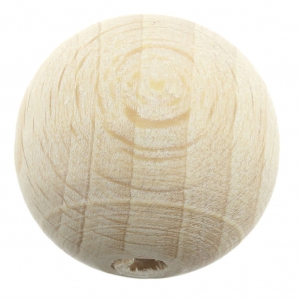 Natural wooden round beads 20 mm x10