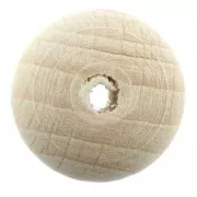 Natural wooden round beads 20 mm x10