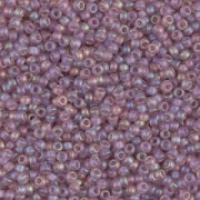 Miyuki Seed beads 15/0 142FR - Tr Smoky Amethyst Mat AB