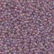 Miyuki Seed beads 15/0 142FR - Tr Smoky Amethyst Mat AB