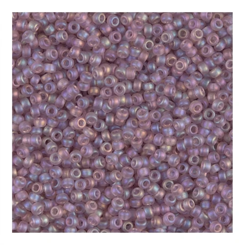 Miyuki Seed beads 15/0 142FR - Tr Smoky Amethyst Mat AB