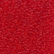 Miyuki Seed beads 15/0 140 - Transparent Red Orange