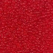 Miyuki Seed beads 15/0 140 - Transparent Red Orange