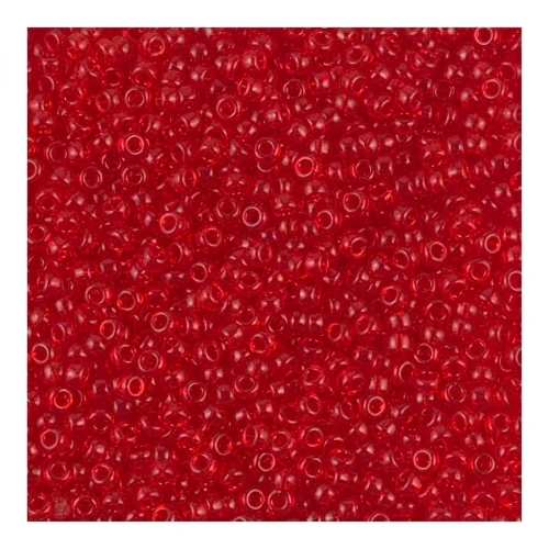 Miyuki Seed beads 15/0 140 - Transparent Red Orange