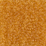 Miyuki Seed beads 15/0 132 - Transparent Light Topaz|raw }}