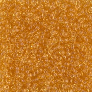 Miyuki Seed beads 15/0 132 - Transparent Light Topaz