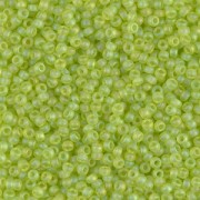 Miyuki Seed beads 15/0 143FR - Tr Chartreuse Mat AB|raw }}