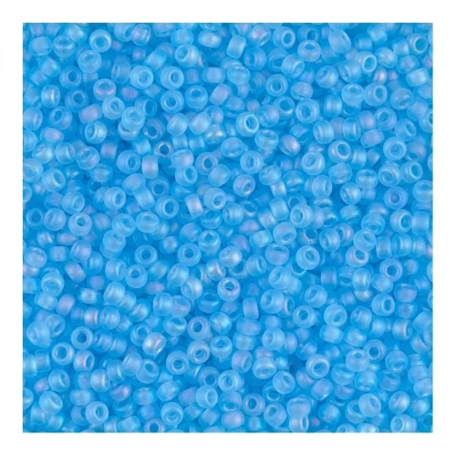 Miyuki Seed beads 15/0 148FR - Transparent Aqua Mat AB