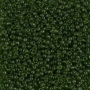 Miyuki Seed beads 15/0 158 - Transparent Olive