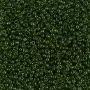 Miyuki Seed beads 15/0 158 - Transparent Olive