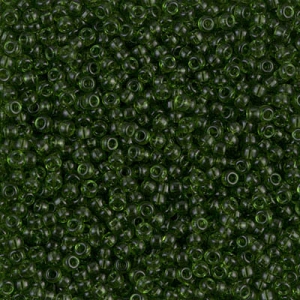 Miyuki Seed beads 15/0 158 - Transparent Olive