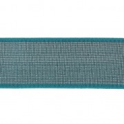 Wide Lurex elastic ribbon - Rhinestone Effect 40 mm Pigeon Blue/Silver x 1m|raw }}