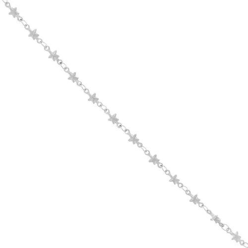 Stainless steel star mesh chain 4.5 mm x98 cm