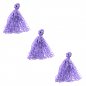 Imitation cotton tassels 26-30 mm Lilac x10