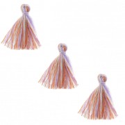 Imitation cotton tassels 26-30 mm Multicolored/Pastel x10|raw }}