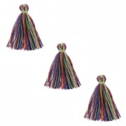 Imitation cotton tassels 26-30 mm Multicolored/Parma x10|raw }}