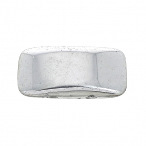 Czech Glass beads Carrier Bead 2 holes 11 x 22 mm Labrador x6