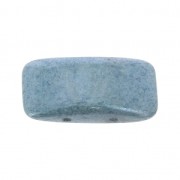 Czech Glass beads Carrier Bead 2 holes 11 x 22 mm Opaque Blue Ceramic Look x 6|raw }}