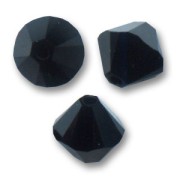 4 mm Jet Swarovski Crystal Bicones x pack of 1,440 pcs