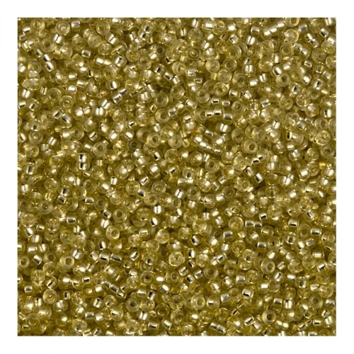 Miyuki Seed beads 15/0 1631 - Dyed Silver Lined Saffron x8 g