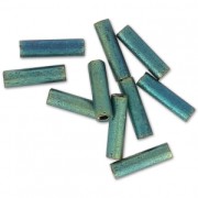 Miyuki Bugles 6mm BGL-2008 - Mat Metallic Patina Iris x10g|raw }}