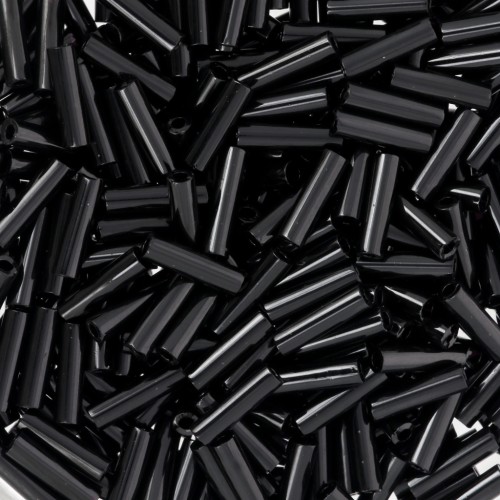 Miyuki Bugles 6mm BGL-401- Black x10g