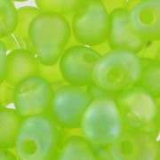 Miyuki Fringe beads 3.4mm DP143FR - Mat Tr Chartreuse AB x8g