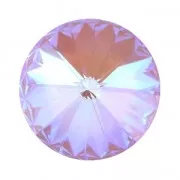PureCrystal 1122 Rivoli Cabochon 12 mm Crystal Lavender  DeLite x1