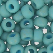 Miyuki Seed beads 6/0 1251 - Metallic Turquoise Mat|raw }}