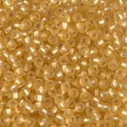Miyuki Seed beads 11/0 3F - Gold Silver Lined Mat