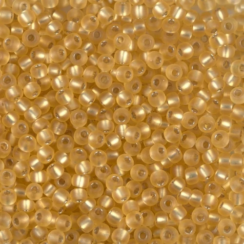 Miyuki Seed beads 11/0 3F - Gold Silver Lined Mat