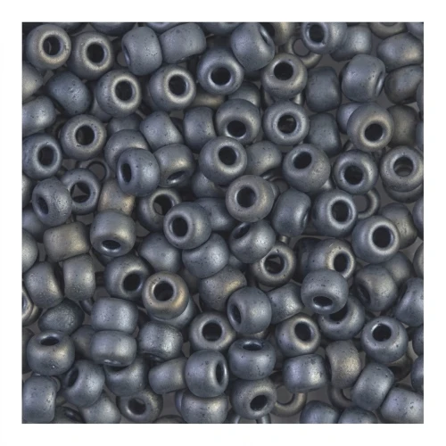 Miyuki Seed beads 8/0 2002 - Metallic Silver Gray Mat