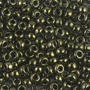 Miyuki 8/0 Seed beads 459 - Metallic Olive x8g
