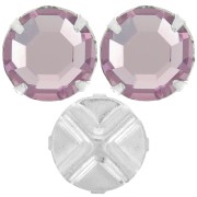 Sew-on rhinestones 8mm Light Amethyst