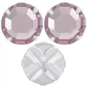 Sew-on rhinestones 8mm Light Amethyst