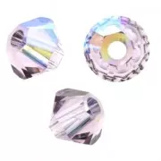 PureCrystal 5328 Crystal Bicones 3 mm Amethyst Shimmer 2X x50