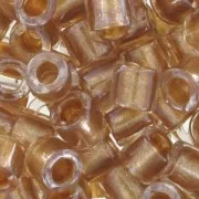 Miyuki Delica 8/0 DBL0901 - Crystal Spkl Honey Beige Lined