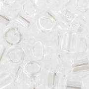 Miyuki Delica 8/0 DBL0050 - Luster Crystal x8g|raw }}