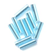 Miyuki Bugles 6mm BGL-018 - Aquamarine Silver Lined x10g|raw }}