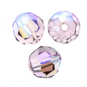 PureCrystal 5000 round 8 mm Light Amethyst Shimmer x1