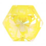 Hexagon PureCrystal cabochon 4699 14 x 16 mm Crystal Sunshine DeLite x1|raw }}