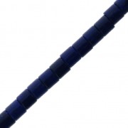 Tube Beads 4x4 mm Howlite imitation x38 cm - Blue x1