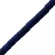 Tube Beads 4x4 mm Howlite imitation x38 cm - Blue x1