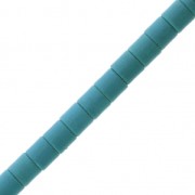 Tube Beads 4x4 mm Howlite imitation x38 cm - Turquoise Blue x1|raw }}